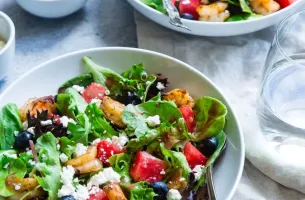 healthy food salad greens